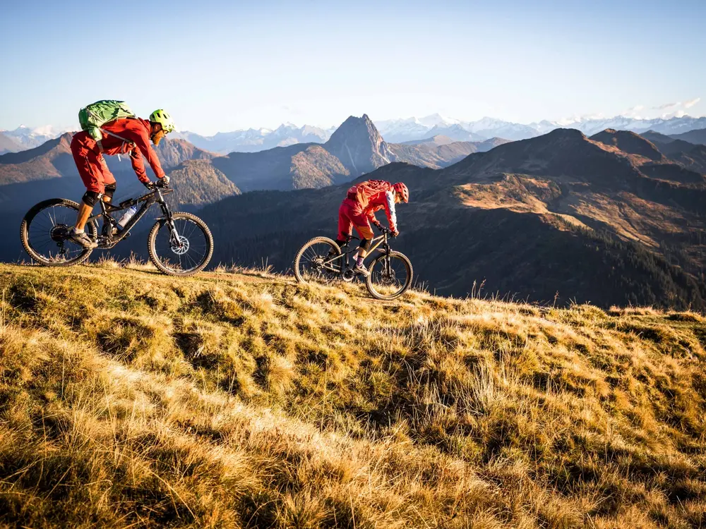 Mountainbiker im Brixental