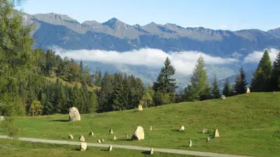 Anordnung der Steinkreise Tschengla im Brandnertal