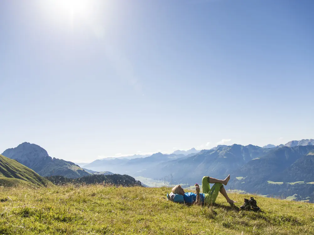 Pause auf dem Karnischen Höhenweg