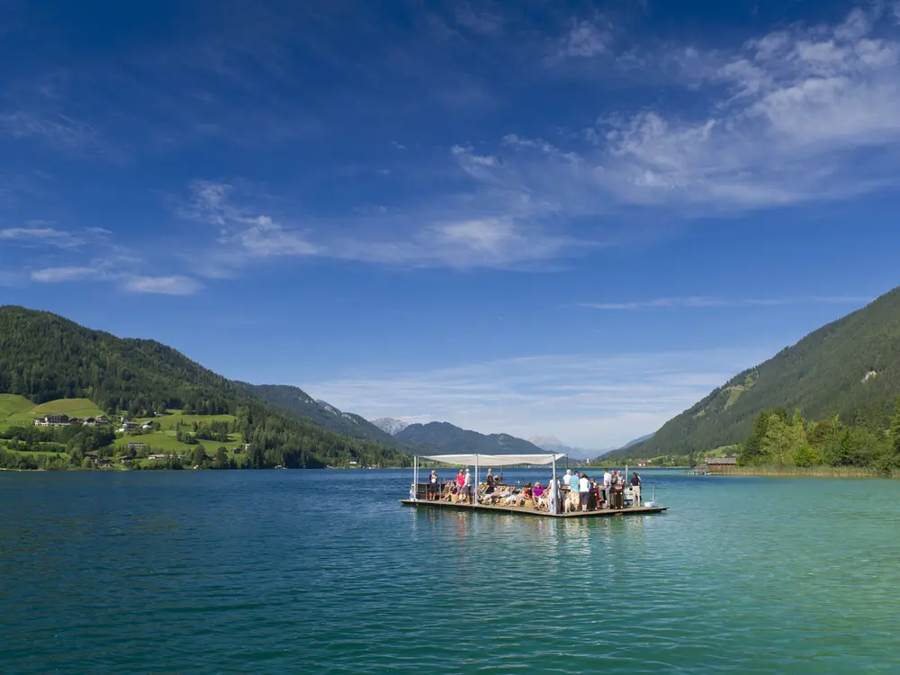 Genussfloß auf dem Weissensee