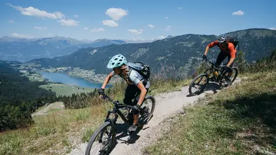 Drei ausgewiesene Mountainbike Trails locken an den Weissensee
