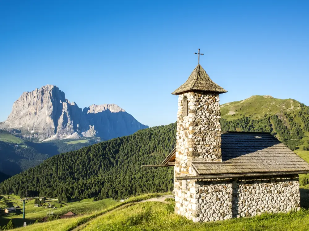 Farmeda-Kirche in Seceda
