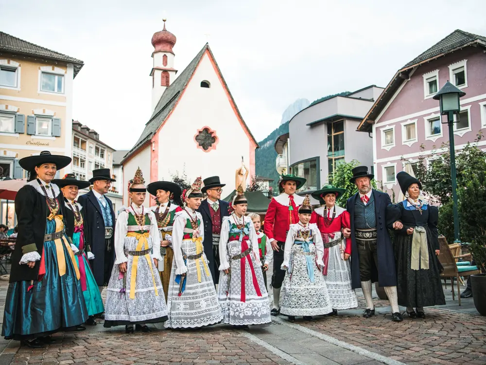 Trachtenfest in Grödem/Val Gardena