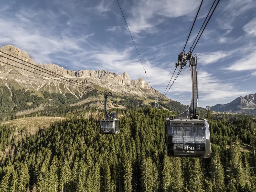 Cabrio-Seilbahn Tiers