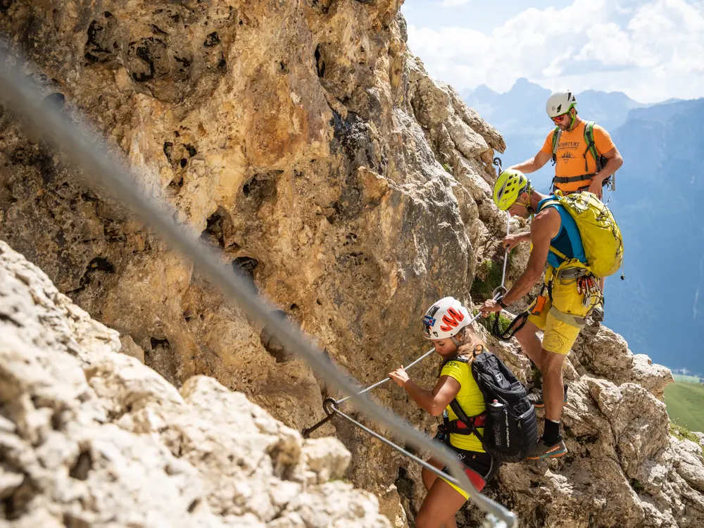 Klettersteig im Eggental