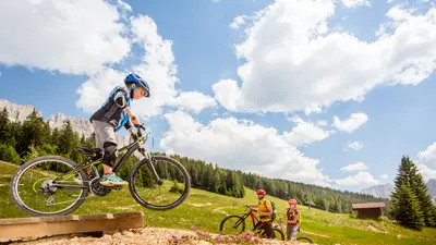 Mountainbiken mit der Familie