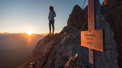 Morgenstimmung am Poppekanzel-Gipfel