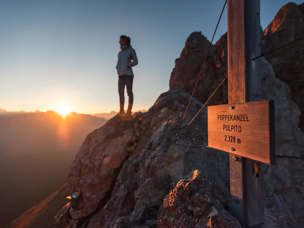 Morgenstimmung am Poppekanzel-Gipfel