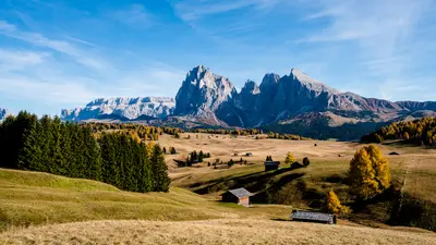 Ausblick auf die Seiser Alm