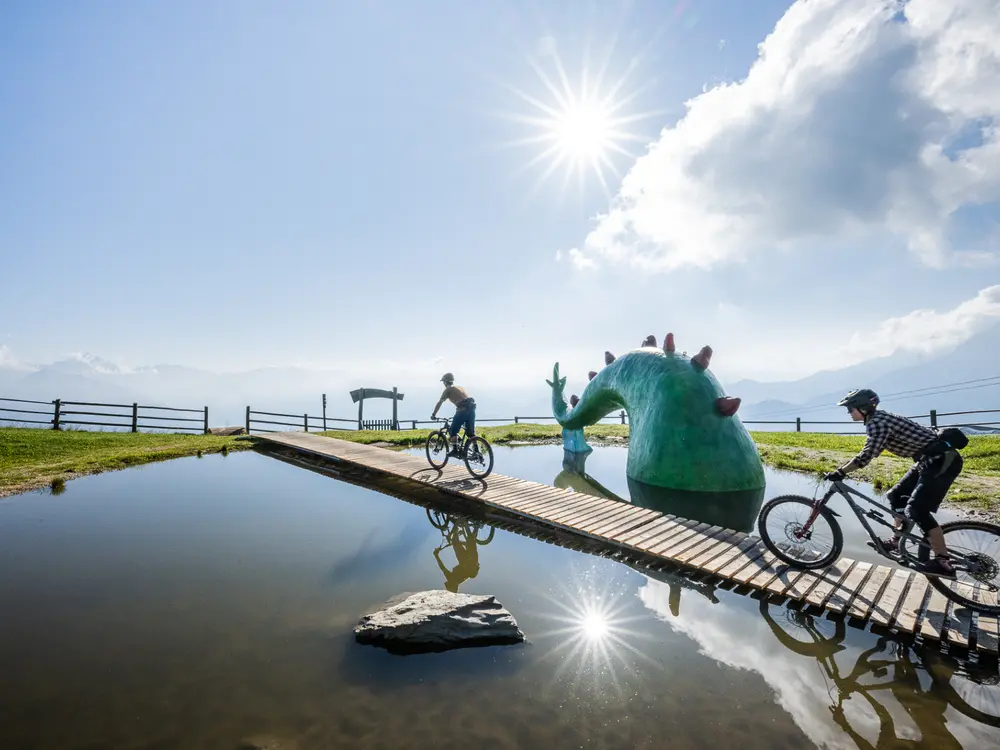 Im Kronplatz Bike Park gibt es insgesamt 18 Trails