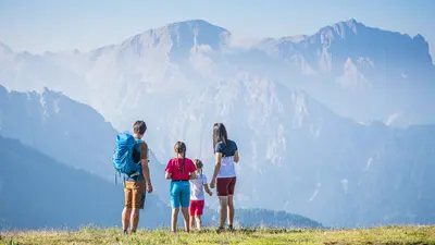 Familie am Kronplatz