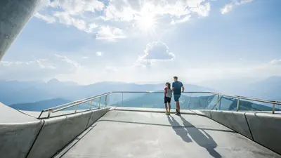 Aussichtplattform am Kronplatz