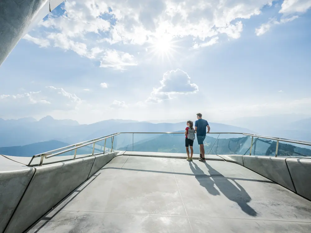 Aussichtplattform am Kronplatz