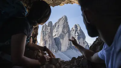 Klettersteig in der Dolomitenregion 3 Zinnen
