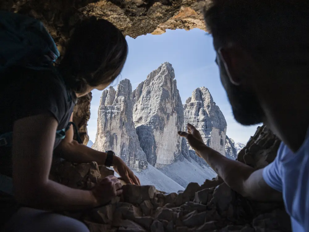 Klettersteig in der Dolomitenregion 3 Zinnen