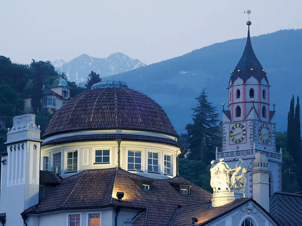  Tradition und Moderne, ländlicher Charme und städtischer Chic treffen sich in Meran