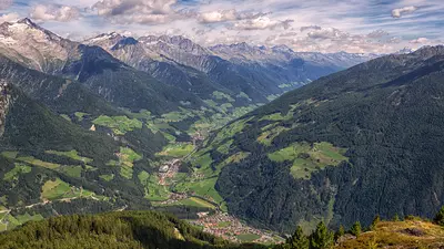 Aussicht ins Ahrntal