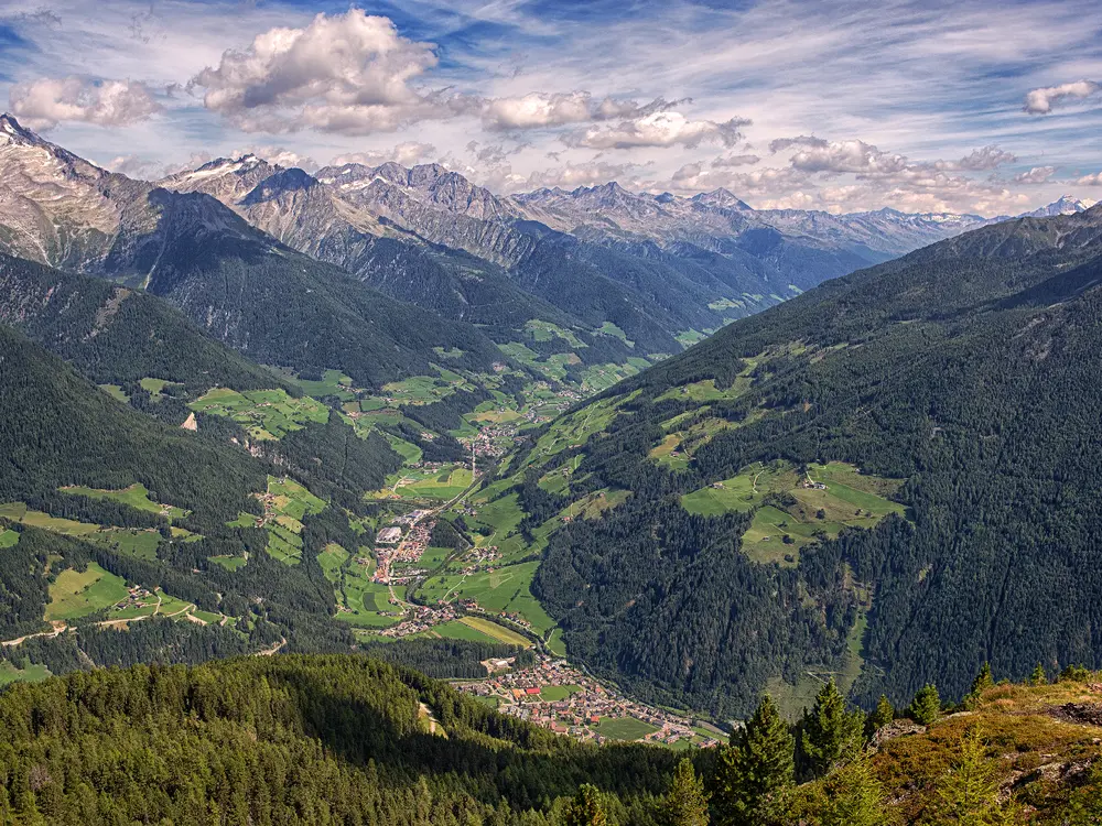 Aussicht ins Ahrntal