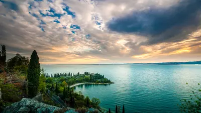 Blick über den Gardasee