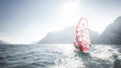 Surfen auf dem Gardasee