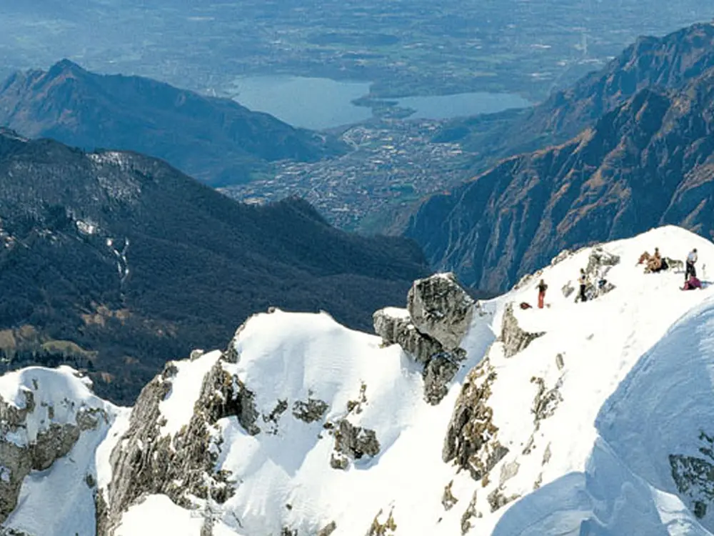 Grignetta - im Hintergrund der Comer See