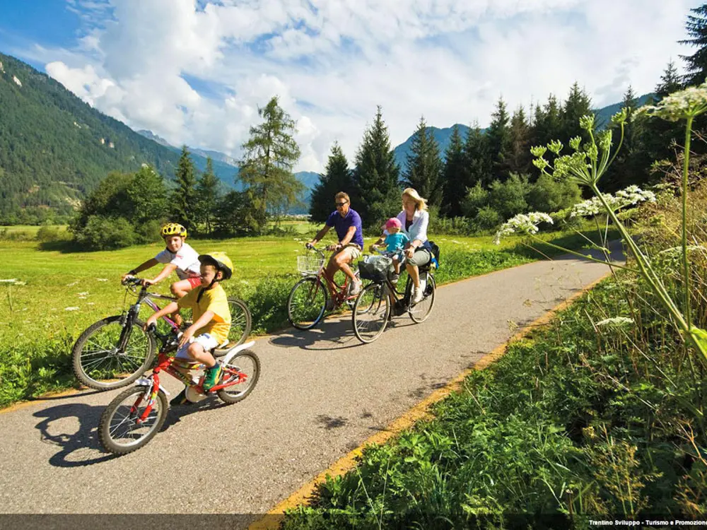Fahrradfahren im Val di Fiemme