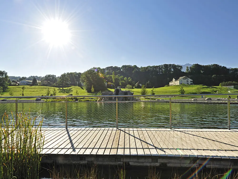 See in der Freizeitanlage Grossabünt