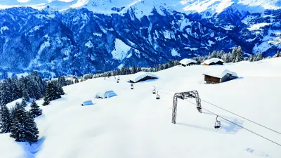 Lift im Skigebiet Hochwang
