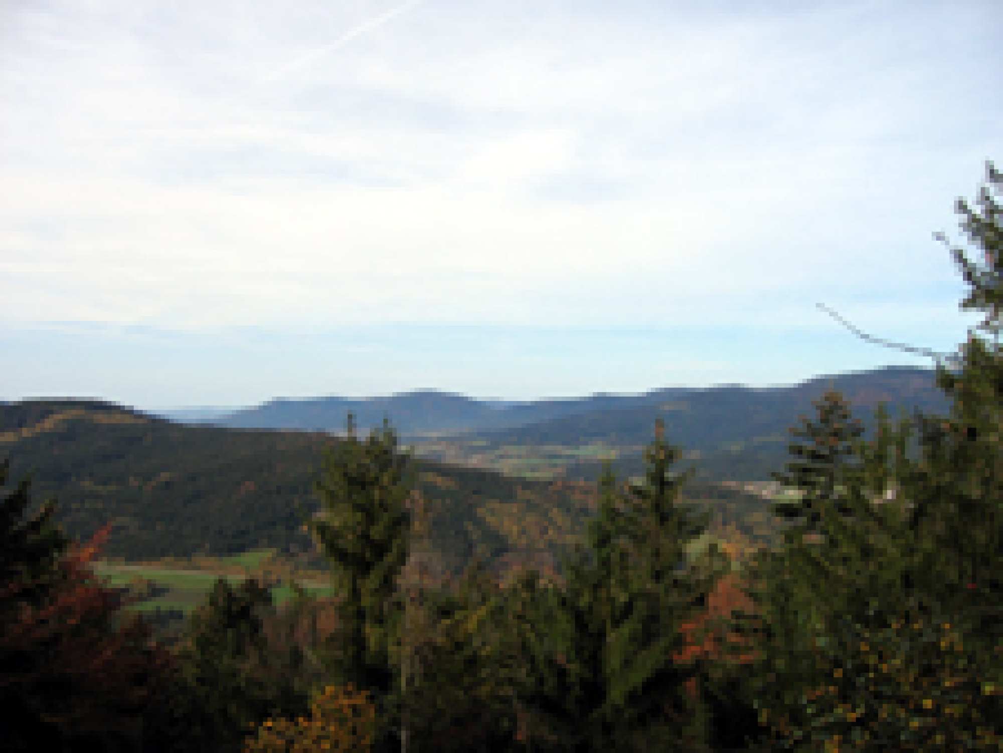 Ausblick vom Harlachberger Spitz