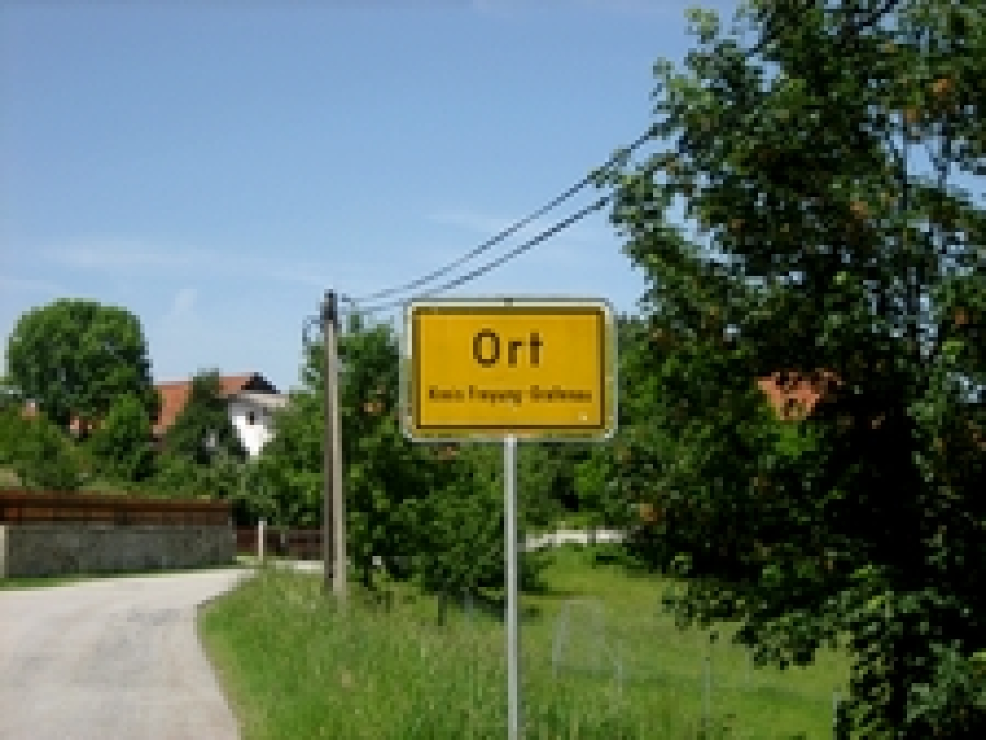 Ortschaft Ort