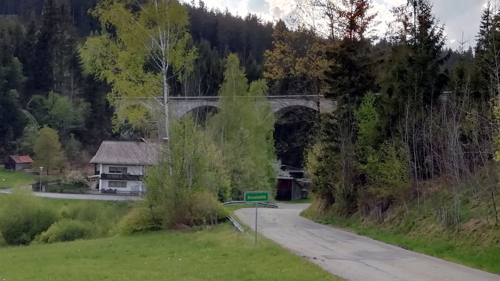 Blick zurück nach Reisachmühle