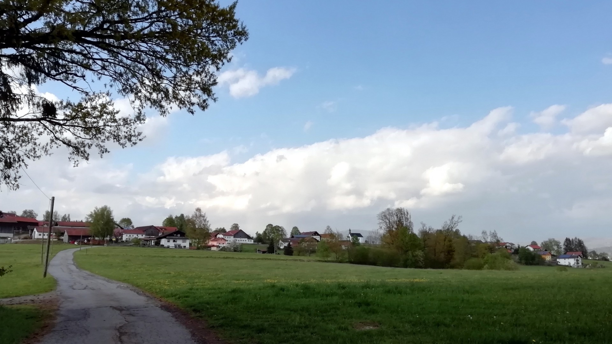 Straße nach Innenried