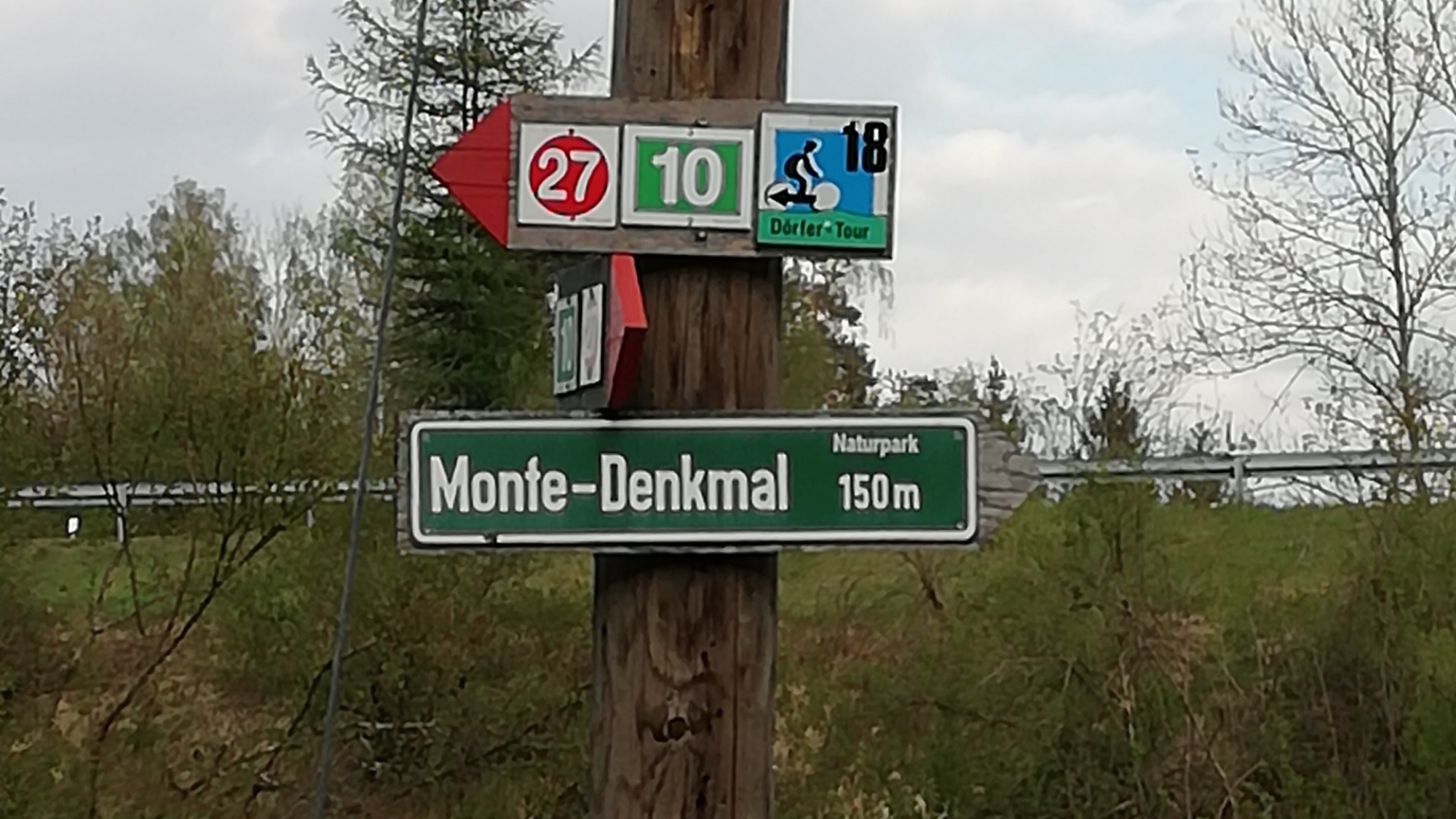 Wegweiser in Reisachmühle