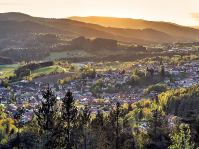 Silberberg über Scherau und Schönebene