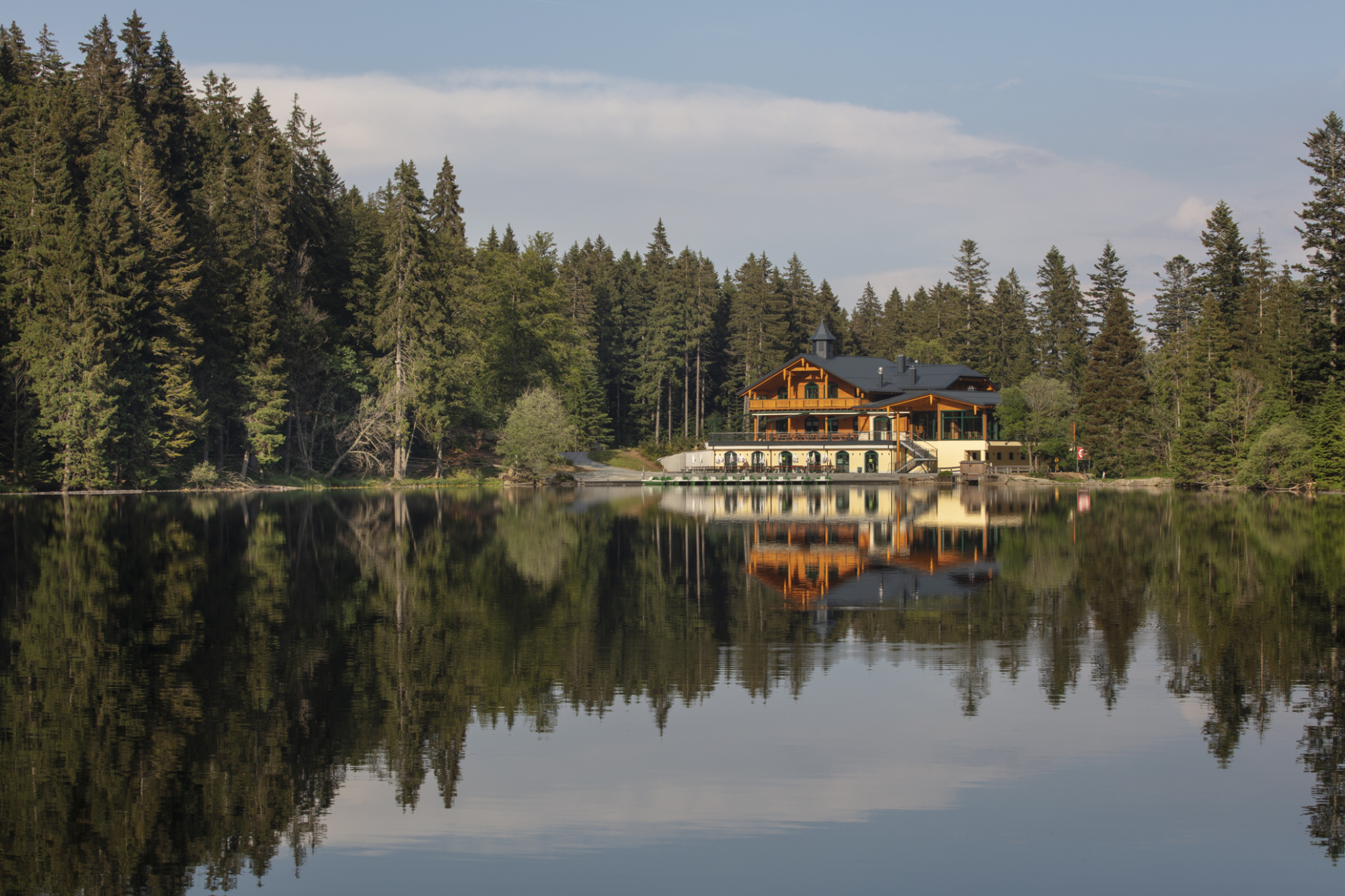 Der Große Arbersee und das Arberseehaus