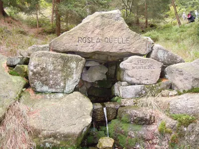 Röslauweg komplett Röslauquelle - Fischern