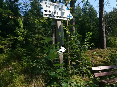 Bocksgrabenweg Fichtelberg - Fleckl