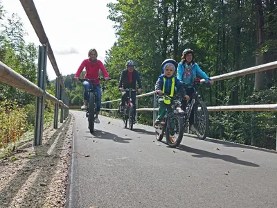 Auf dem Steinachtal-Radweg nach Bayreuth