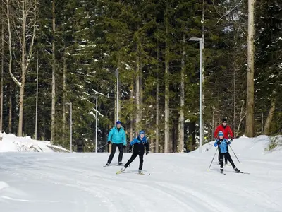 Bleaml Alm (Neubau) - Skirollerbahn und Nachtloipe
