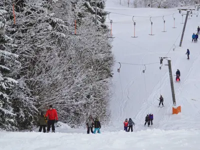Doppelschlepplift an der Bergwiese © Christine Rittweg