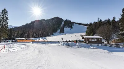 Blick zur Piste Rofan 2 und Rofanlift 2