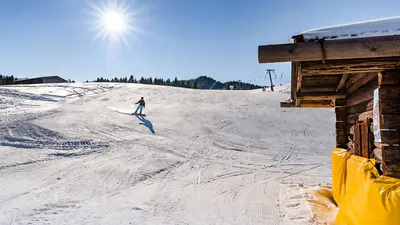 Piste im Skigebiet Rofanlifte