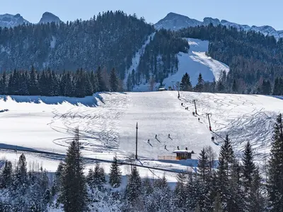 Blick auf das Skigebiet Rofanlifte © Achensee Tourismus