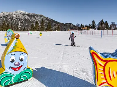Übungspiste vor der Silberwaldhütte der Rofanlifte © Achensee Tourismus