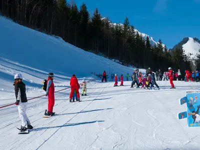 Stricklift im Skigebiet Planberg- und Wiesenlifte © Albin Niederstrasser