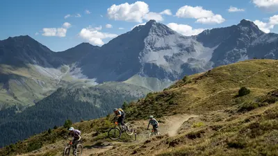 Biker im Bike-Kingdom Arosa