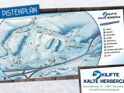 Pistenplan Vöhrenbach - Kalte Herberge