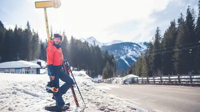 Haltestelle im Skigebiet Berwang