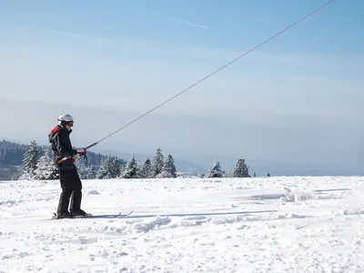 Schlepplift in der Ski- und Rodelarena Hoherodskopf © Wiegand Erlebnisberge GMBH