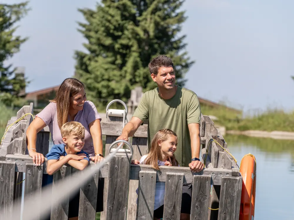 Familie auf dem Geistersee